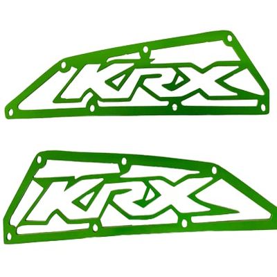 PBR Product Compatible with Kawasaki KRX 1000 Frog Skin/Air Intake Covers - Kawi Green
