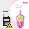 LAEBUILD Walkie Talkies for Kids, Toys for 3 4 5 6 7 Year Old Girls Boys, Long Range Walkie Talkies for Toddlers, Mini Pink Cute Mermaid Christmas Birthday Easter Gifts Indoor Outside Games (2 Pack) view 2