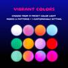 LED Juggling Glow Balls  Unique Wes Peden Model Glow.0 Technology w/ 20 Vibrant Color Light Modes & Patterns  USB-C Rechargeable, Soft-Core, Pro-Weighted Light Up Ball (Set of 3) view 3