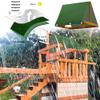 43" x 90" Swing Canopy Replacement, Playset Tarp Replacement, Waterproof Swing Set Tarp, Outdoor Swingset Slide Sun Shade Proof Tarp Replacement Cover (Canopy Cover Only) view 4