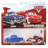 Disney Cars Toys and 3, Doc Hudson & Cruisin' Lightning McQueen 2-Pack, 1:55 Scale Die-Cast Fan Favorite Character Vehicles for Racing and Storytelling Fun, Gift for Kids Age 3 and Older view 2