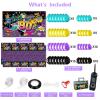 Irenare 85 Pcs 80s 90s 50s Party Decorations 90's Party Bundle Includes Inflatable Radio Boombox and Mobile Phone, Back to 1990s 50s Backdrop, Tablecloth, 75 Pcs Balloons for Hip Hop (90s Style) view 2