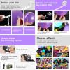 Irenare 85 Pcs 80s 90s 50s Party Decorations 90's Party Bundle Includes Inflatable Radio Boombox and Mobile Phone, Back to 1990s 50s Backdrop, Tablecloth, 75 Pcs Balloons for Hip Hop (90s Style) view 3
