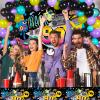 Irenare 85 Pcs 80s 90s 50s Party Decorations 90's Party Bundle Includes Inflatable Radio Boombox and Mobile Phone, Back to 1990s 50s Backdrop, Tablecloth, 75 Pcs Balloons for Hip Hop (90s Style) view 4