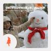 ARTIBETTER 50Pcs Snowman Toy Accessories Red Nose DIY Snowman Nose Snowman Craft noses Snowman Nose Toy mini Snowman noses Snowman DIY Craft kit Safe Noses Plastic Manual Ornaments view 3