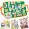 CHEFAN Felt/Flannel Board Story Set of 4, PRECUT Felt Pieces for Preschool Toddlers, Stone Soup, The Three Billy Goats Gruff, Jack and Beanstalk, The Boy Who Cried Wolf view 1