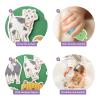 CHEFAN Felt/Flannel Board Story Set of 4, PRECUT Felt Pieces for Preschool Toddlers, Stone Soup, The Three Billy Goats Gruff, Jack and Beanstalk, The Boy Who Cried Wolf view 3