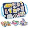 CHEFAN Felt Flannel Boards Stories Precut Figures for Toddlers Preschool, Craft Toy Gifts for Kids, Storytelling Interactive Teaching Activity Kits,Wheels On Bus,Baby Shark,Itsy Bitsy Spider,Bingo view 1