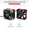 Xiangtat Rocket 35mm Metal Motor Cooling Fan 8.5V/21000RPM Heat Dissipation Cooling Fan for 1/10 1/12 1/8 RC Car Brushless Motor (Red) view 4