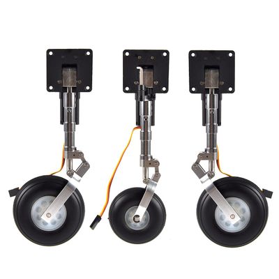 1Pair RC Plane Electric Retract Set Servoless for RC Plane Flight Weight: 4-5kg