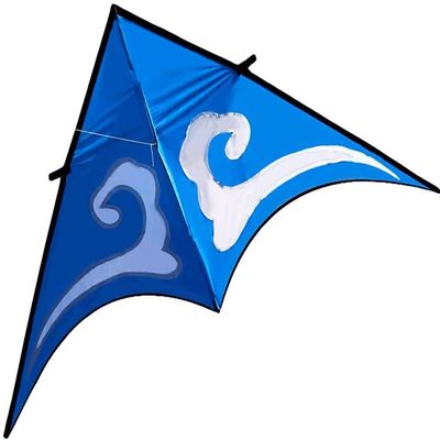 Kites for Kids Kites for the Beach Triangular Kite for Beginners,Lucky Cloud Kite with Kite String for Adults Kids,Easy to Fly,Perfect for Outdoor Games-Blue/Red LSDRALOBBEB 928(Color:Blue;Size:400M S
