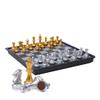 YKHB Chess Set,9.8Inch/25cm Portable Chess Set,Magetic Travel Chess Set,for Kids Adults Beginners Teens Toy Gift (Size : A) view 1