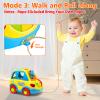 Baby Toys for 1 Year Old Boy Girl Gift Musical Bus Baby Toys 6-12-18 Months Toddler Early Learning Montessori Crawling Toy for 1 2 3 Year Old Boy with Music/Light/Smart Shapes Christmas Birthday Gifts view 3