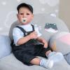 KAWAYII Lifelike Reborn Toddlers Weighted Baby Boy Doll Realistic Reborn Baby Dolls Handmade 28Inches Vinyl Baby Toddler Doll view 2