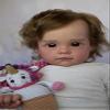 KAWAYII 24Inch Reborn Baby Dolls Girls Realistic Silicone Baby Dolls Pretty Girl Toddler Handmade Weighted Soft Touch Cloth Body Newborn Babies view 2