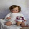 KAWAYII 24Inch Reborn Baby Dolls Girls Realistic Silicone Baby Dolls Pretty Girl Toddler Handmade Weighted Soft Touch Cloth Body Newborn Babies view 3