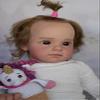 KAWAYII 24Inch Reborn Baby Dolls Girls Realistic Silicone Baby Dolls Pretty Girl Toddler Handmade Weighted Soft Touch Cloth Body Newborn Babies view 4