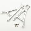 Aluminum Front Lower Suspension Arms L+R Silver for Traxxas 1/10 E-Revo 2.0 VXL 8631 8632 view 1