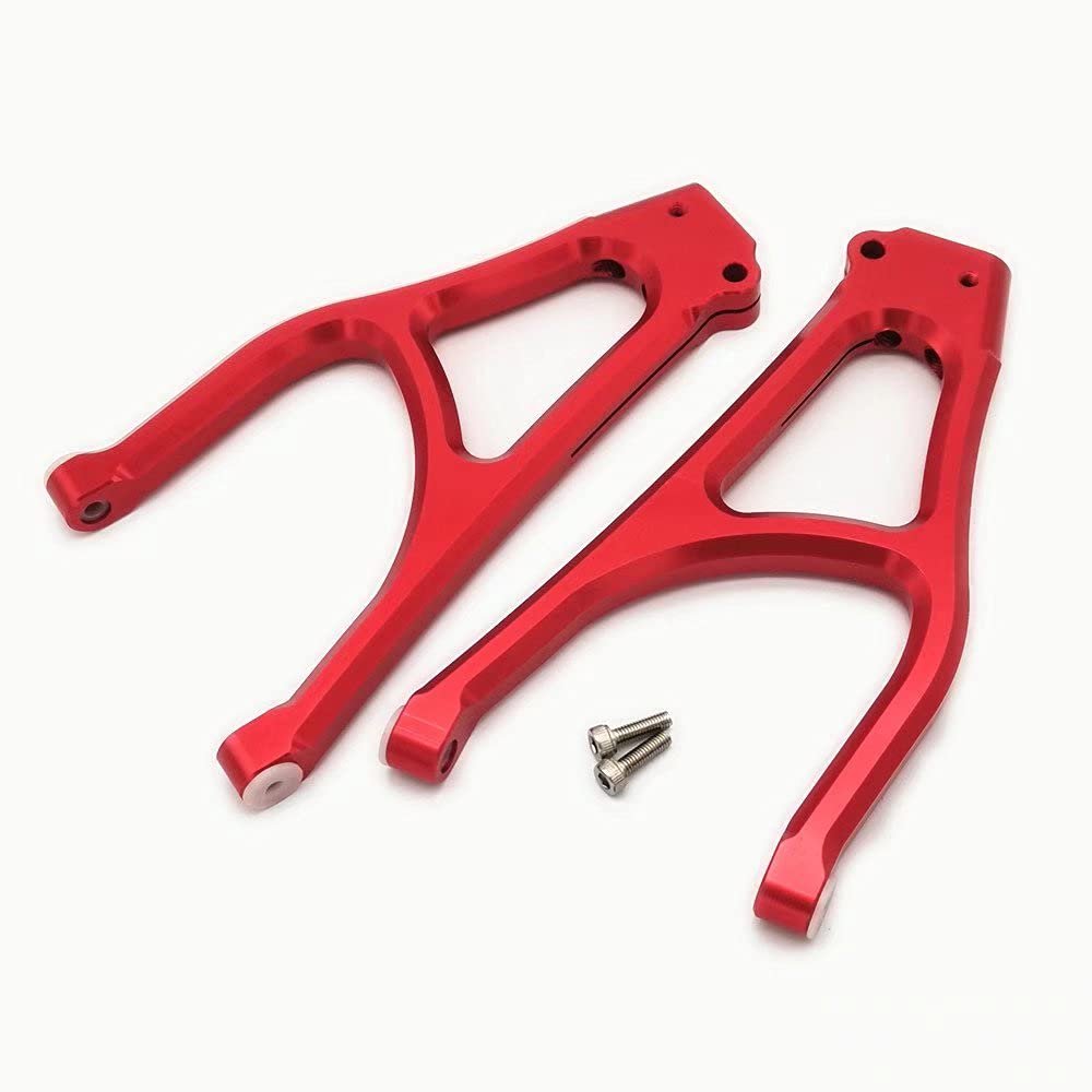 Aluminum Rear Lower Suspension Arms L+R Red for Traxxas 1/10 E-Revo 2.0 VXL 8633 8634