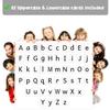 Attractivia Magnetic Big Alphabet ABC Flash Cards - 52 Sturdy Uppercase & Lowercase Large Letters, Black - for Classroom Teachers, Homeschool, ESL, Kids and Adults view 4