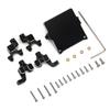 Shock Mounts Receiver Stand for 1/24 RC Crawler Car Axial SCX24 AXI90081 AXI00002 AXI00001 AXI00004 Upgrade Parts - Black view 1
