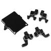 Shock Mounts Receiver Stand for 1/24 RC Crawler Car Axial SCX24 AXI90081 AXI00002 AXI00001 AXI00004 Upgrade Parts - Black view 2