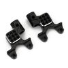 Shock Mounts Receiver Stand for 1/24 RC Crawler Car Axial SCX24 AXI90081 AXI00002 AXI00001 AXI00004 Upgrade Parts - Black view 3