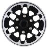 52 * 28mm Beadlock 1.9" Alloy Wheel Rim Hub for 1/10 RC Crawler Axial SCX10 90046 Traxxas TRX4 Redcat Gen8-4Px Black view 3