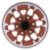 52 * 28mm Beadlock 1.9" Alloy Wheel Rim Hub for 1/10 RC Crawler Axial SCX10 90046 Traxxas TRX4 Redcat Gen8-4Pc Brown view 3