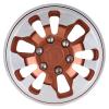 Metal 1.9" Beadlock Wheel Rim 9-Spokes for 1/10 RC Crawler Traxxas TRX4 Axial SCX10 90046 AXI03007 Redcat Gen8-4Pc Brown view 3