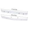 Metal Front Rear Bumper for 1/24 RC Crawler Car Axial SCX24 AXI00001T1 Chevrolet C10 Upgrade Parts - 2Pc Set Silver view 4