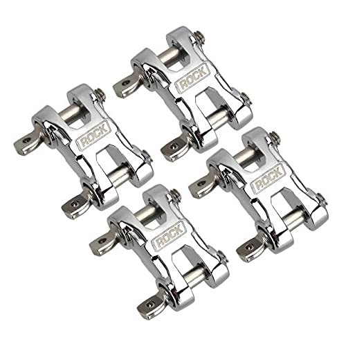 Metal ROCK Bumper D-ring Tow Hook for 1/10 RC Crawler Car Traxxas TRX-4 Axial SCX10 90046 Redcat GEN8 - Silver
