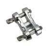 Metal ROCK Bumper D-ring Tow Hook for 1/10 RC Crawler Car Traxxas TRX-4 Axial SCX10 90046 Redcat GEN8 - Silver view 2