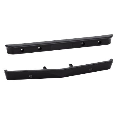 Metal Front Rear Bumper for 1/24 RC Crawler Car Axial SCX24 AXI00001T1 Chevrolet C10 Upgrade Parts - 2Pc Set Black