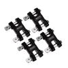Metal ROCK Bumper D-ring Tow Hook for 1/10 RC Crawler Car Traxxas TRX-4 Axial SCX10 90046 Redcat GEN8-4Pc Black view 1