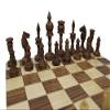 Artistic English Series Chess Pieces Only | Hand Carved Vintage Chess Set in Golden Rosewood | Unique Chess Pieces | Taj Chess Store view 4