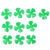 10Pcs RC Model Boat Propeller, 3.1in Outer Diameter 0.08in Inner Hole XR149 Plastic DIY Rotating Toy(Green) view 1