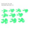 10Pcs RC Model Boat Propeller, 3.1in Outer Diameter 0.08in Inner Hole XR149 Plastic DIY Rotating Toy(Green) view 4