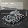 DAHONPA Panzer- Tank Army Building Block(1328 PCS),WW2 Military Historical Collection Model with Soldier Figures,Toys Gifts for Kid and Adult. view 3