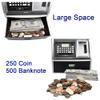 ATM Savings Bank with Debit Card, Electronic Piggy Bank for Real Money, Coin Recognition, Targets Setting, Password Login, Voice Prompt, Great Gift for Boys Girls (Black/Silver) view 4