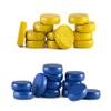 Set of Crokinole disks (12 Blue, 12 Yellow Plus 2 spares) view 4