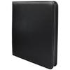 Ultra PRO - Vivid 12-Pocket Zippered PRO-Binder (Black) - Protect and Store your Valuable Gaming cards, Sports cards or Collectible Cards, Store and Protect Up to 480 Cards view 1