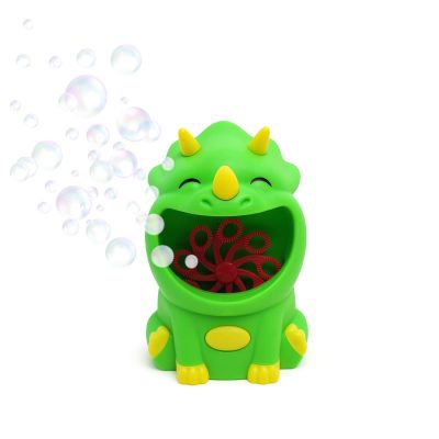 Good Banana Dinosaur Bubble Maker - Cordless Bubble Blower for Kids, Classrooms, with Bubble Solution Included