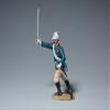 Team Miniatures Chinese Boxer Rebellion PGIT6008-A Italian Bersaglieri Officer Leading Charge 1:30 Scale Pewter view 1