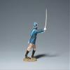 Team Miniatures Chinese Boxer Rebellion PGIT6008-A Italian Bersaglieri Officer Leading Charge 1:30 Scale Pewter view 2