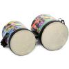 Tosnail 5" and 6" Bongo Drum with Storage Bag and Mallets, Hand Drum Set, Percussion Musical Instrument for Christmas Birthday Gift, Jungle Party Decoration view 4