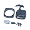 KingVal Replacement Easy-Started Pull Starter (No Need Changing Flywheel) Compatible with 1/5 Scale HPI KM Rovan Baja 5B 5T RC Car (Black) view 1