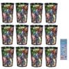 Unique Avengers Superhero Birthday Party Supplies Favor Bundle Set includes 16oz Plastic Reusable Favor Cups - 12 Count and 1 Dinossaur Sticker Sheet view 1