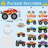 Containlol 13 Pcs Monster Car Truck Birthday Party Supplies Funny Cars Party Decorations Truck Sign Cardboard Cutouts for Birthday Supplies DIY Decorations view 2