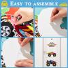 Containlol 13 Pcs Monster Car Truck Birthday Party Supplies Funny Cars Party Decorations Truck Sign Cardboard Cutouts for Birthday Supplies DIY Decorations view 4